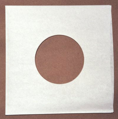 7 inch paper inner record sleeve